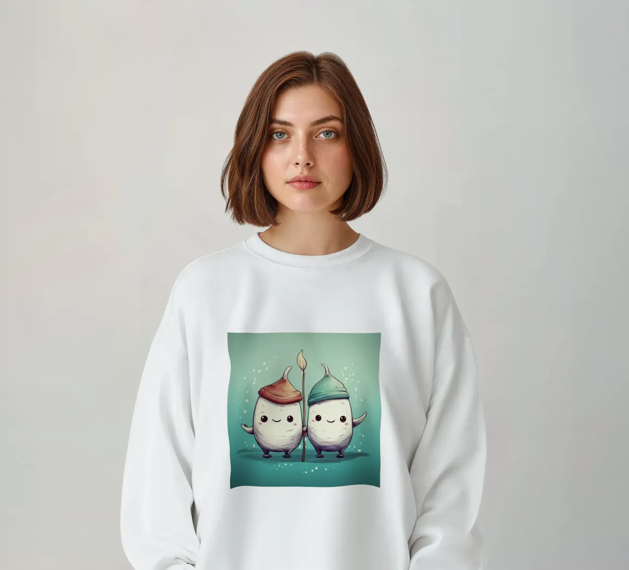 Duo di Narvalo retrò felpa da Funny Animals