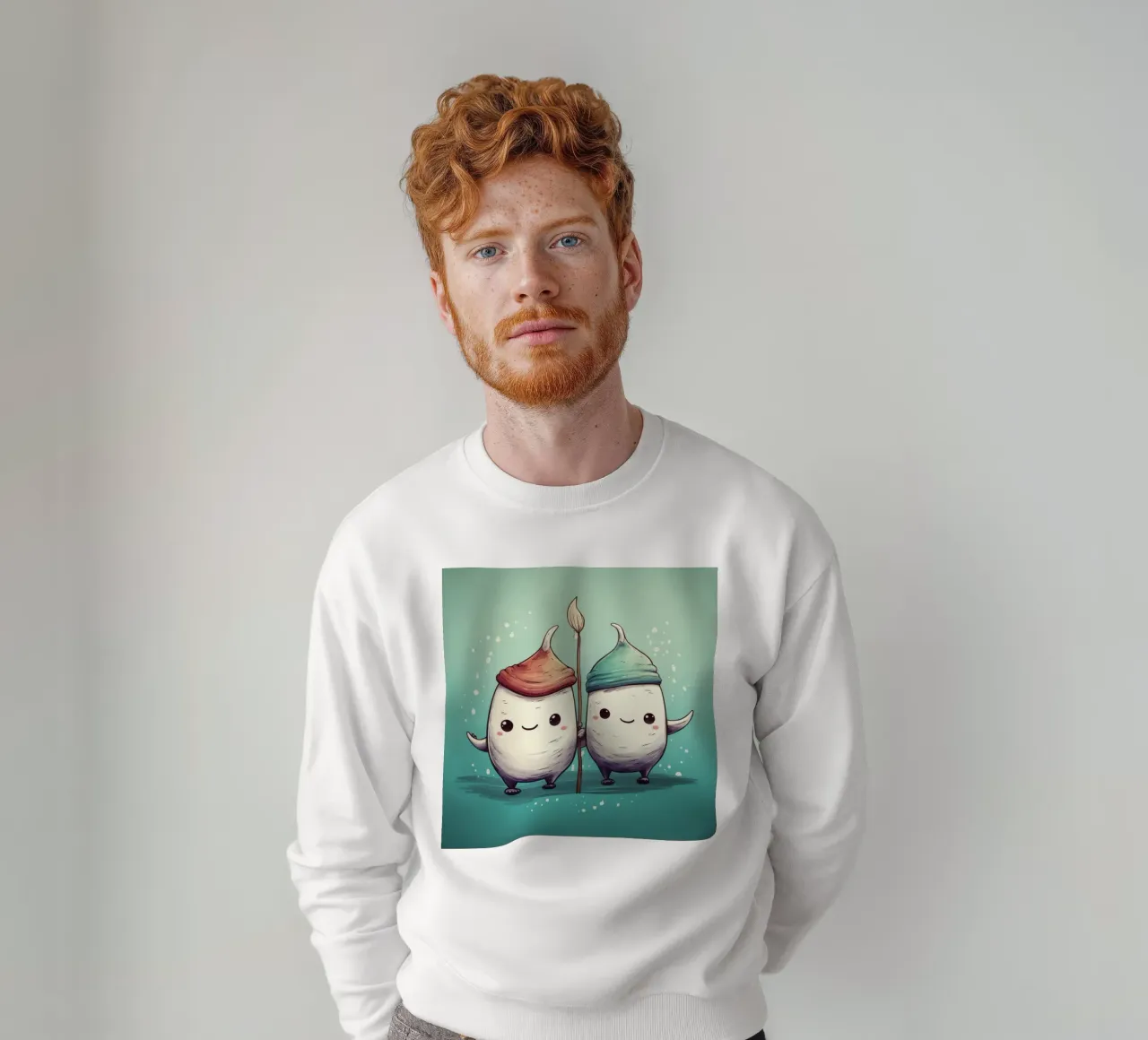 Duo di Narvalo retrò felpa da Funny Animals