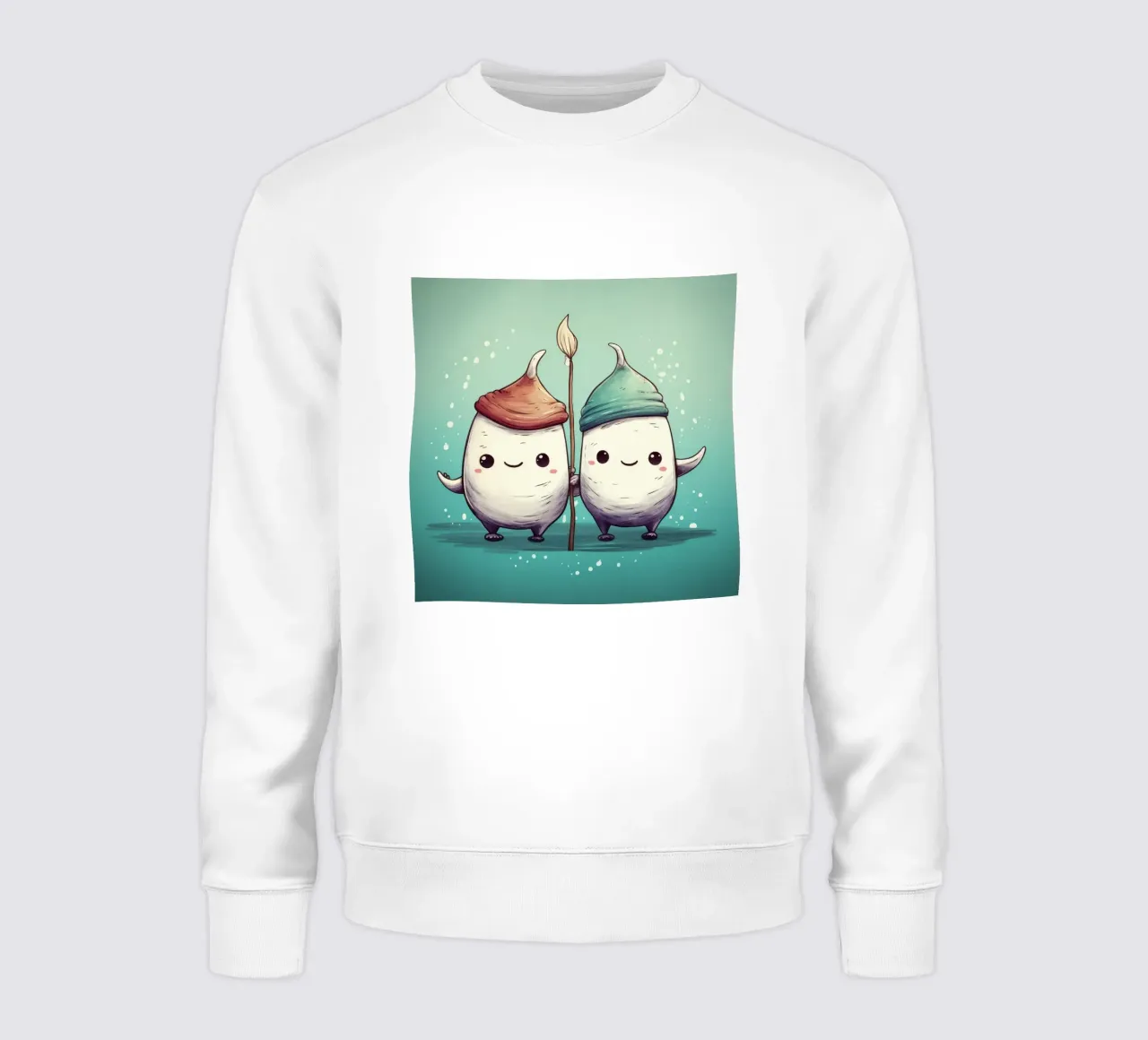 Duo di Narvalo retrò felpa da Funny Animals
