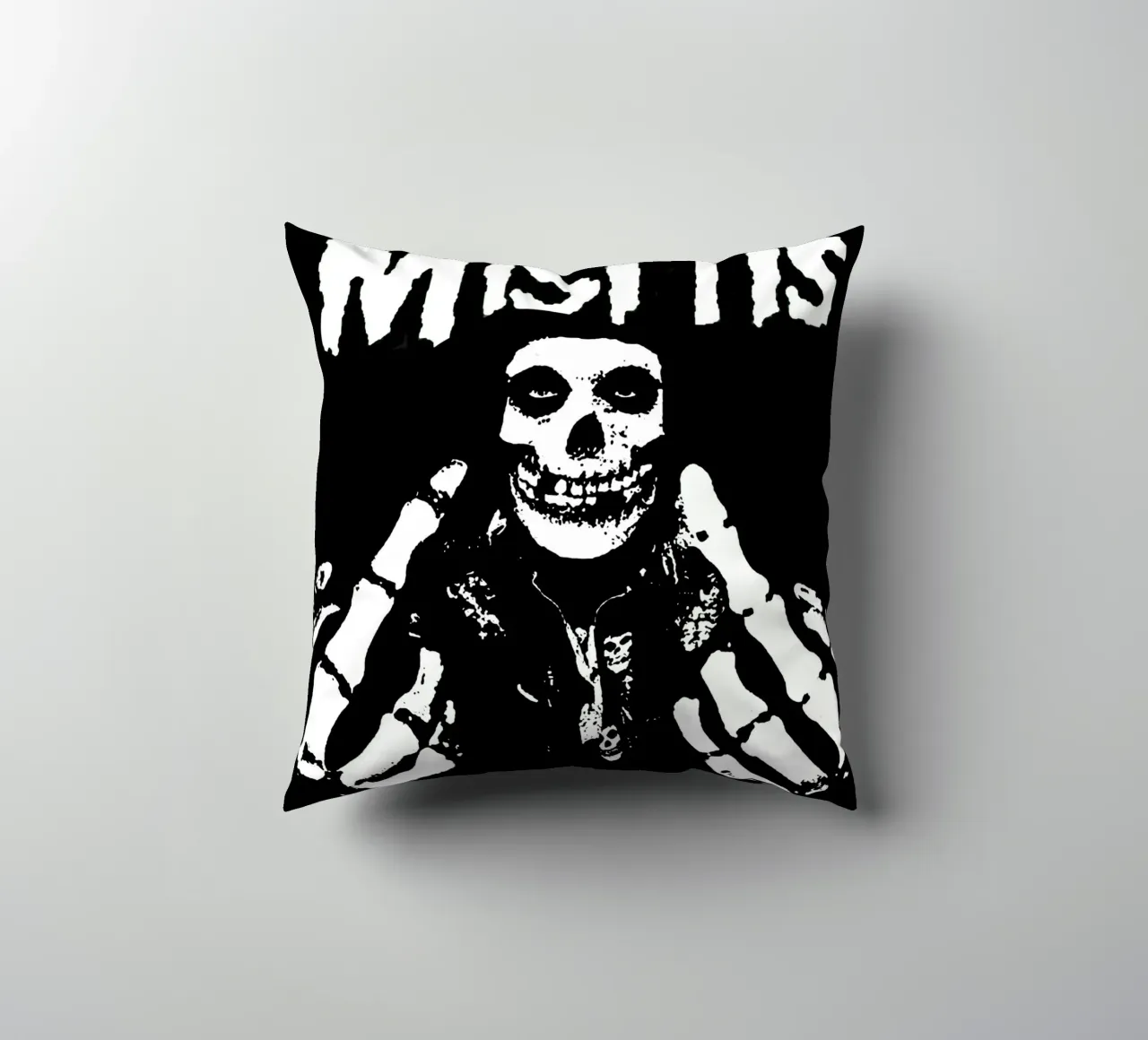 Misfits 4 Art decorative cushion by music soul