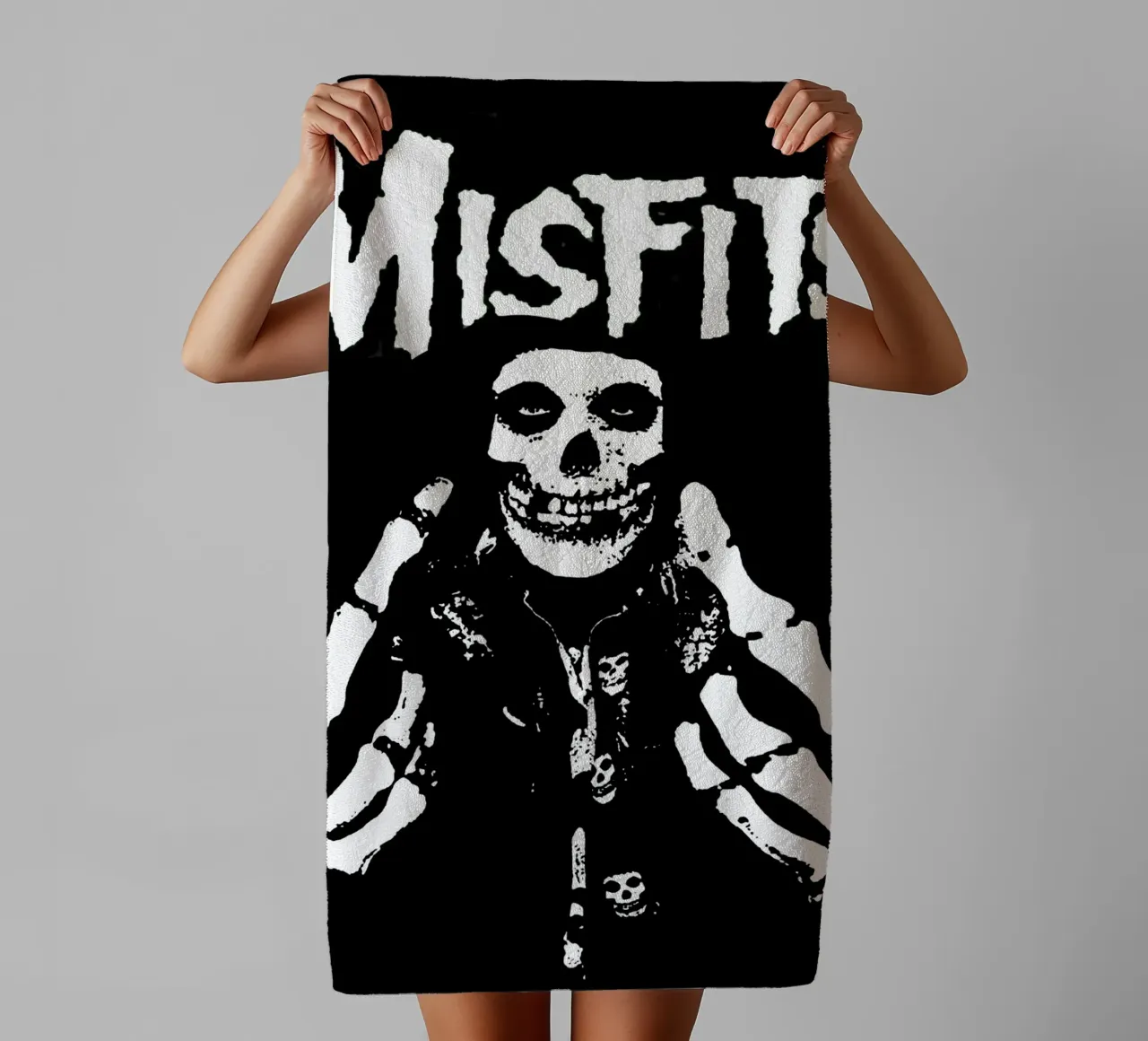 Misfits 4 Art towel by music soul