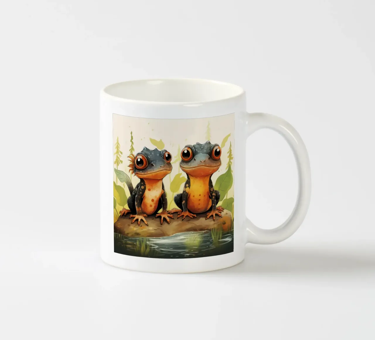 Duo retrò Newt tazza in ceramica da Funny Animals