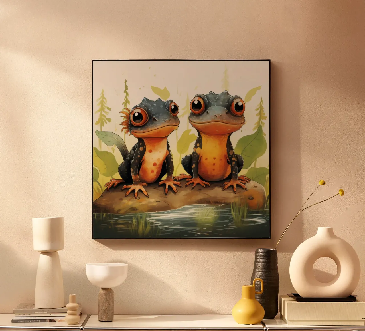Duo retrò Newt plexiglass da Funny Animals