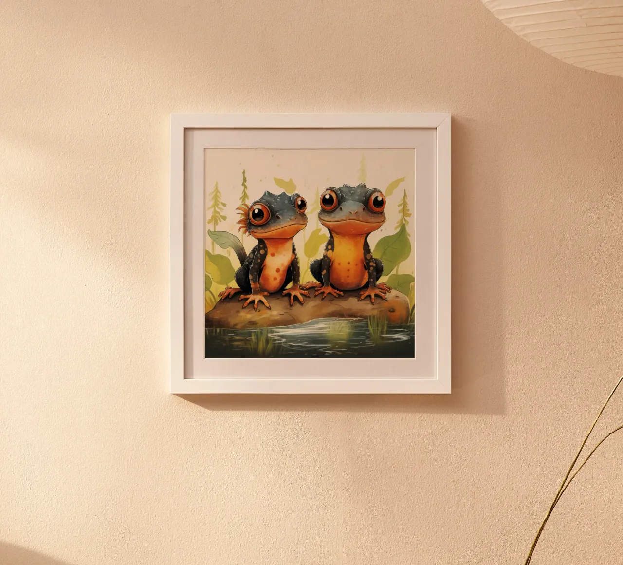 Duo retrò Newt carta hahnemühle da Funny Animals
