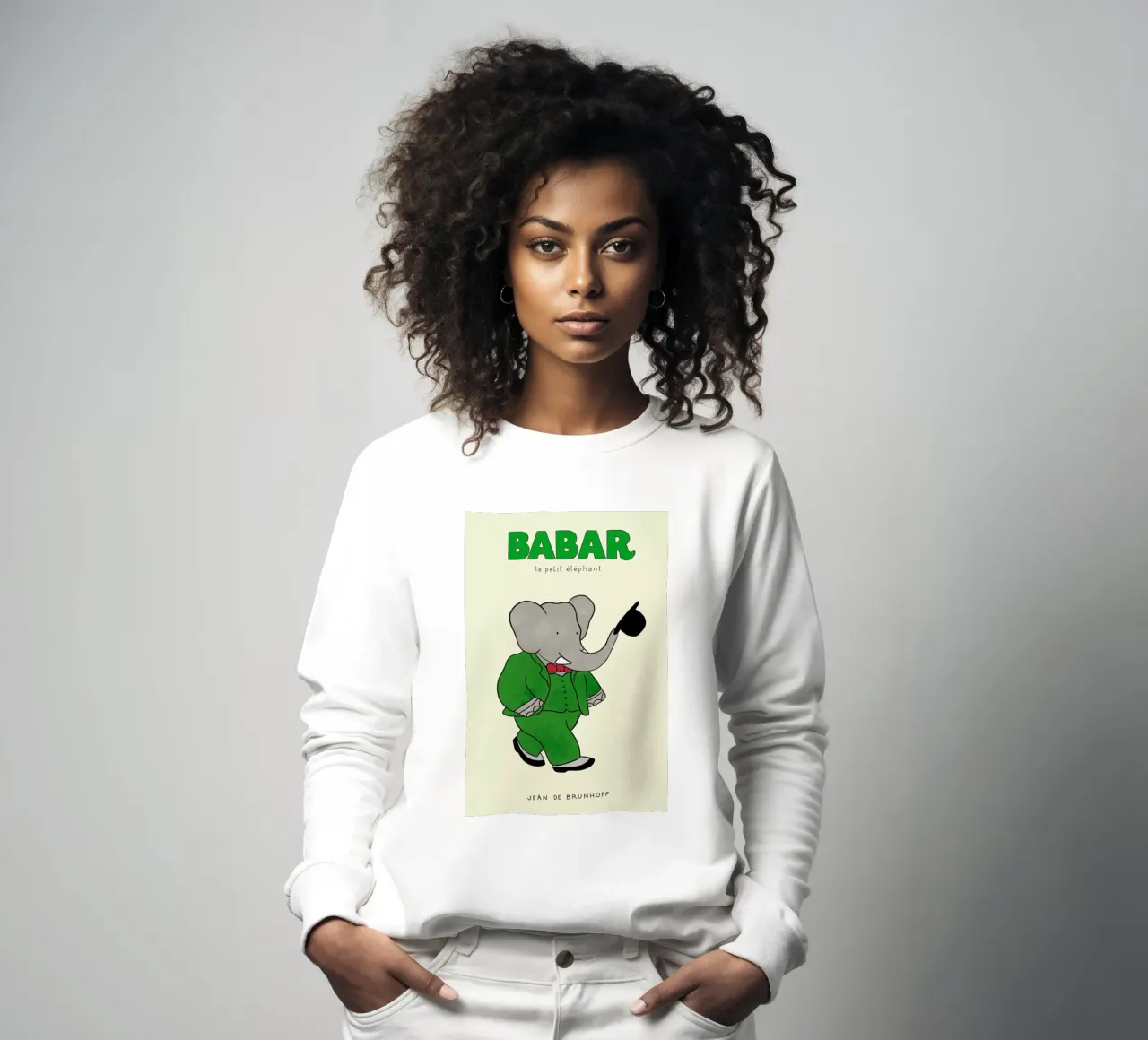 Babar's Tophat felpa da Little Flourishes