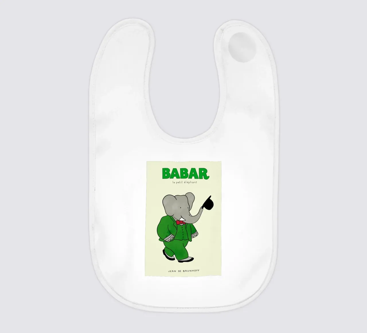 Babar's Tophat bavaglino da Little Flourishes