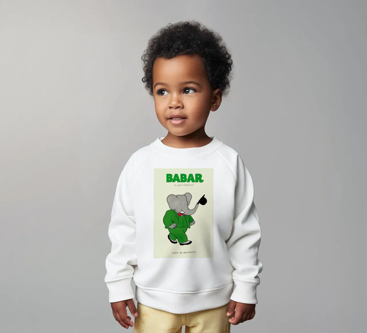 Babar's Tophat felpa neonato da Little Flourishes