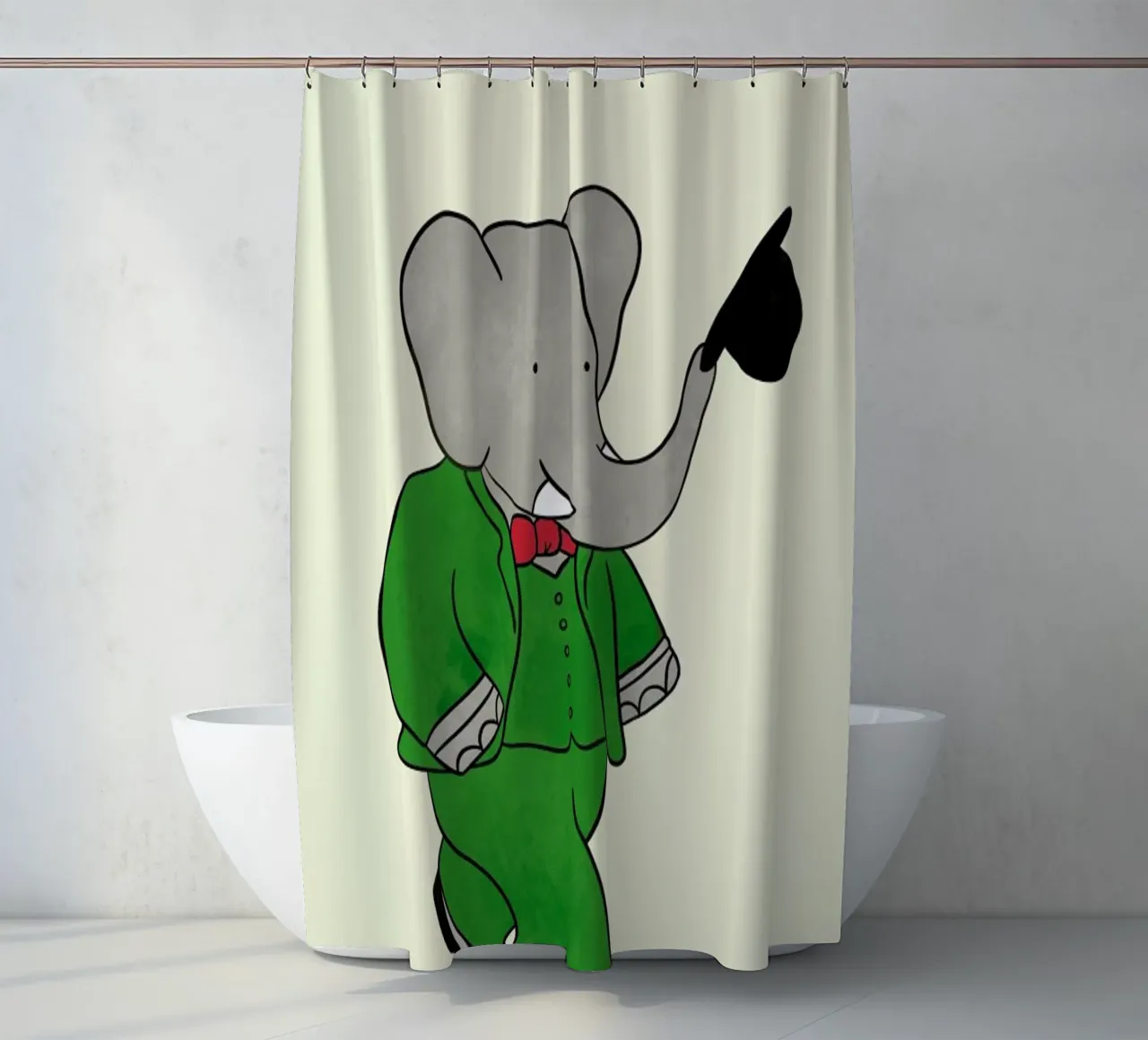 Babar's Tophat tenda da doccia da Little Flourishes
