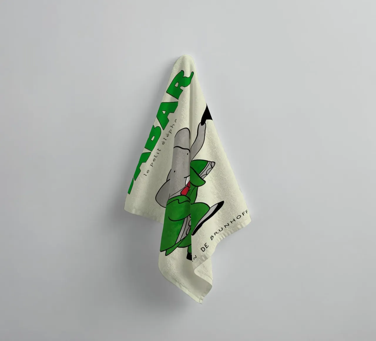 Babar's Tophat asciugamano da bagno da Little Flourishes