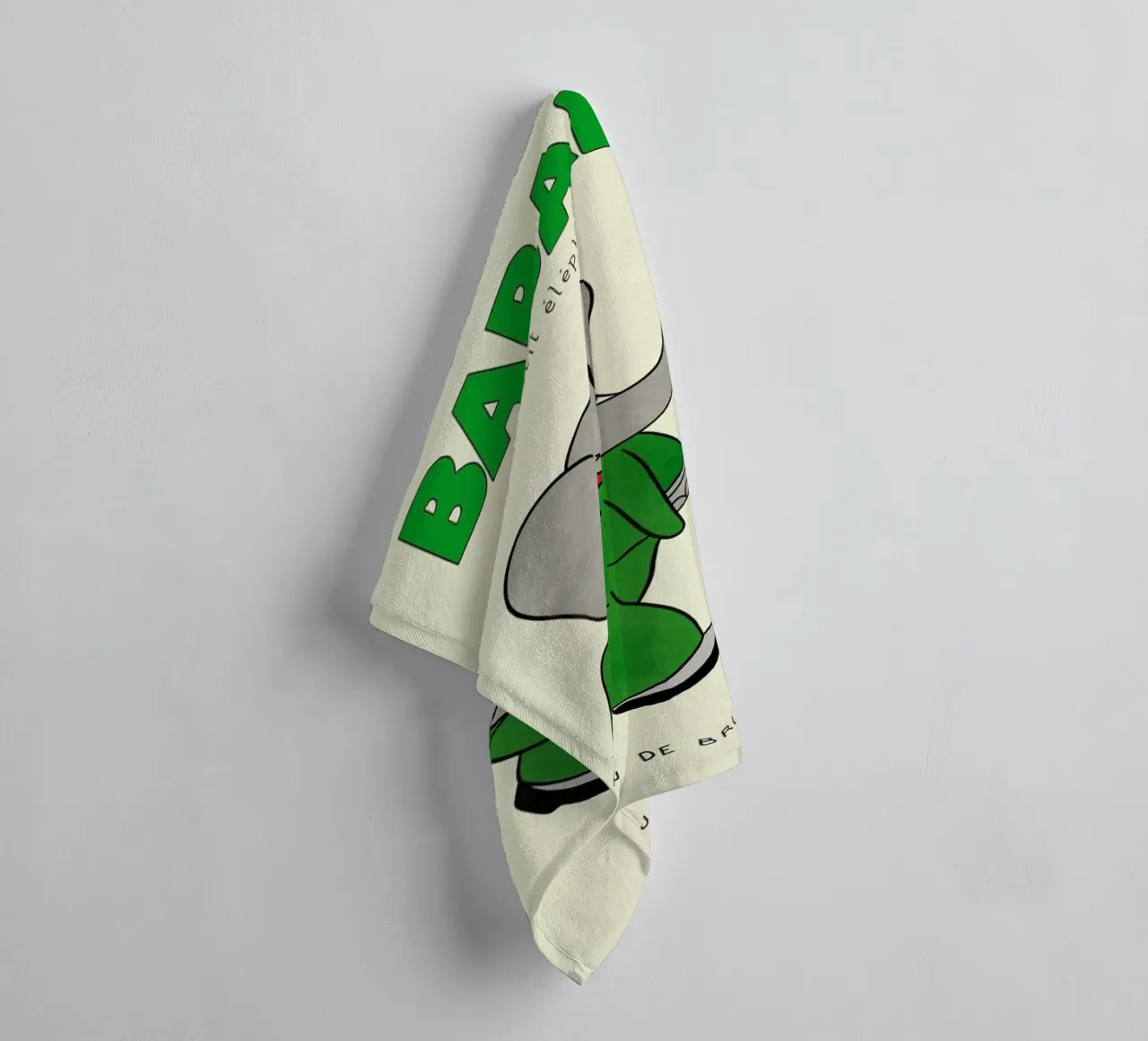 Babar's Tophat asciugamano da bagno da Little Flourishes