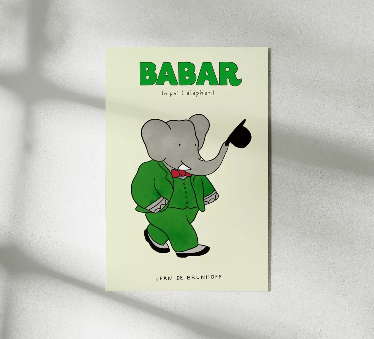 Babar's Tophat plexiglass da Little Flourishes
