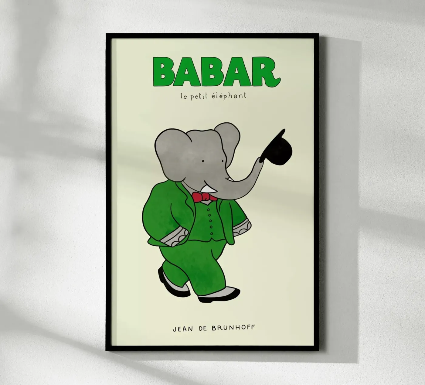 Babar's Tophat poster da Little Flourishes