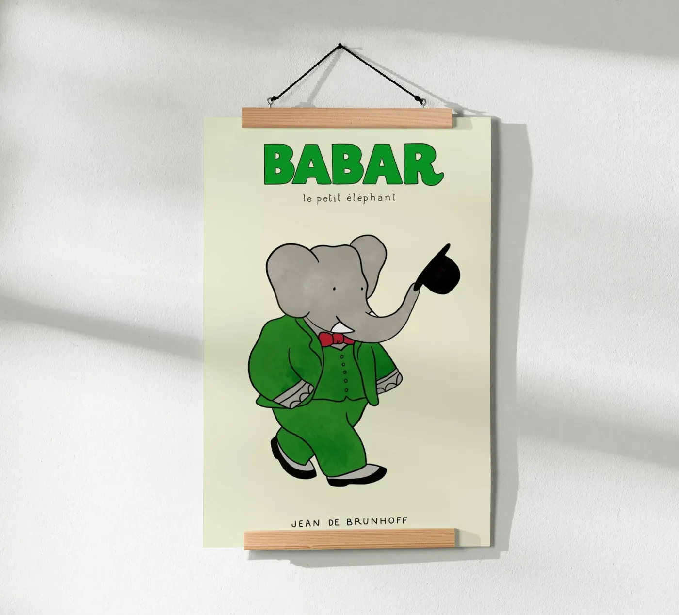 Babar's Tophat poster da Little Flourishes