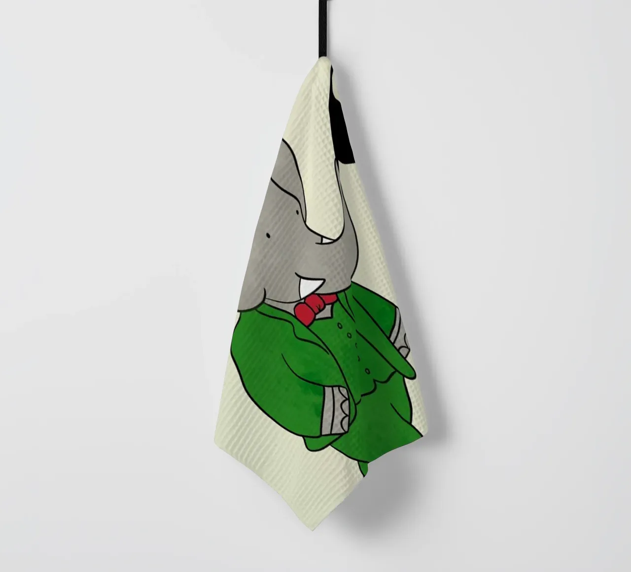 Babar's Tophat canovaccio da cucina da Little Flourishes
