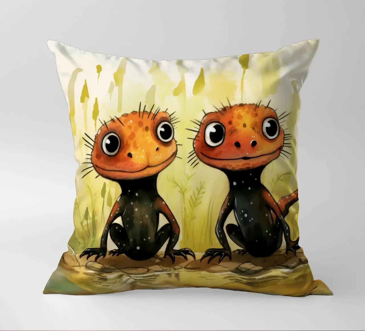 Duo retrò Newt cuscino da Funny Animals