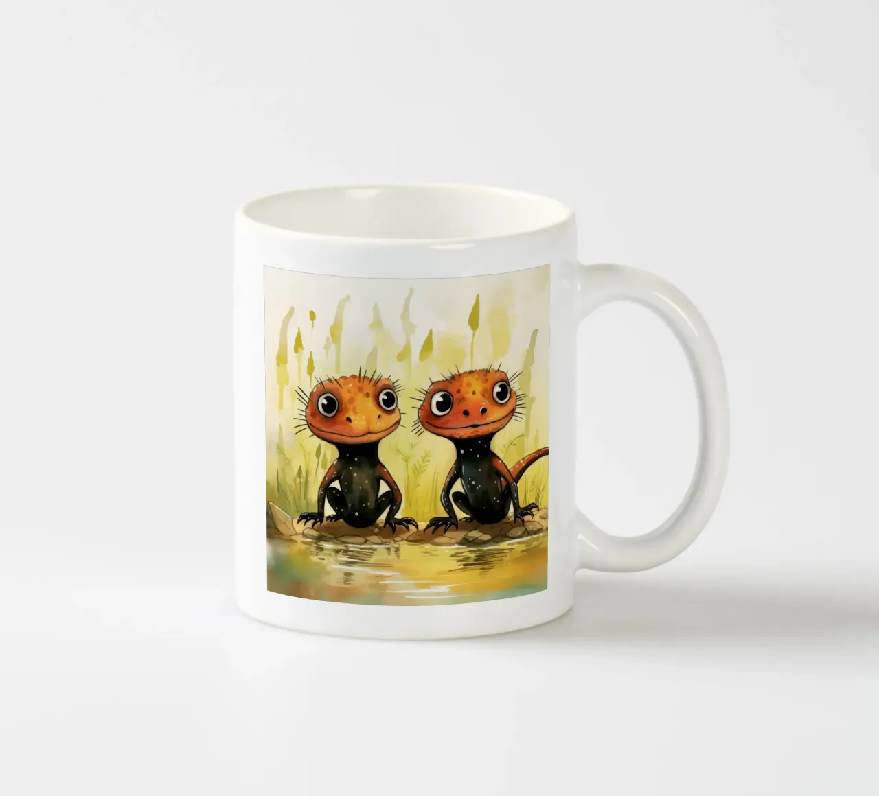 Duo retrò Newt tazza in ceramica da Funny Animals