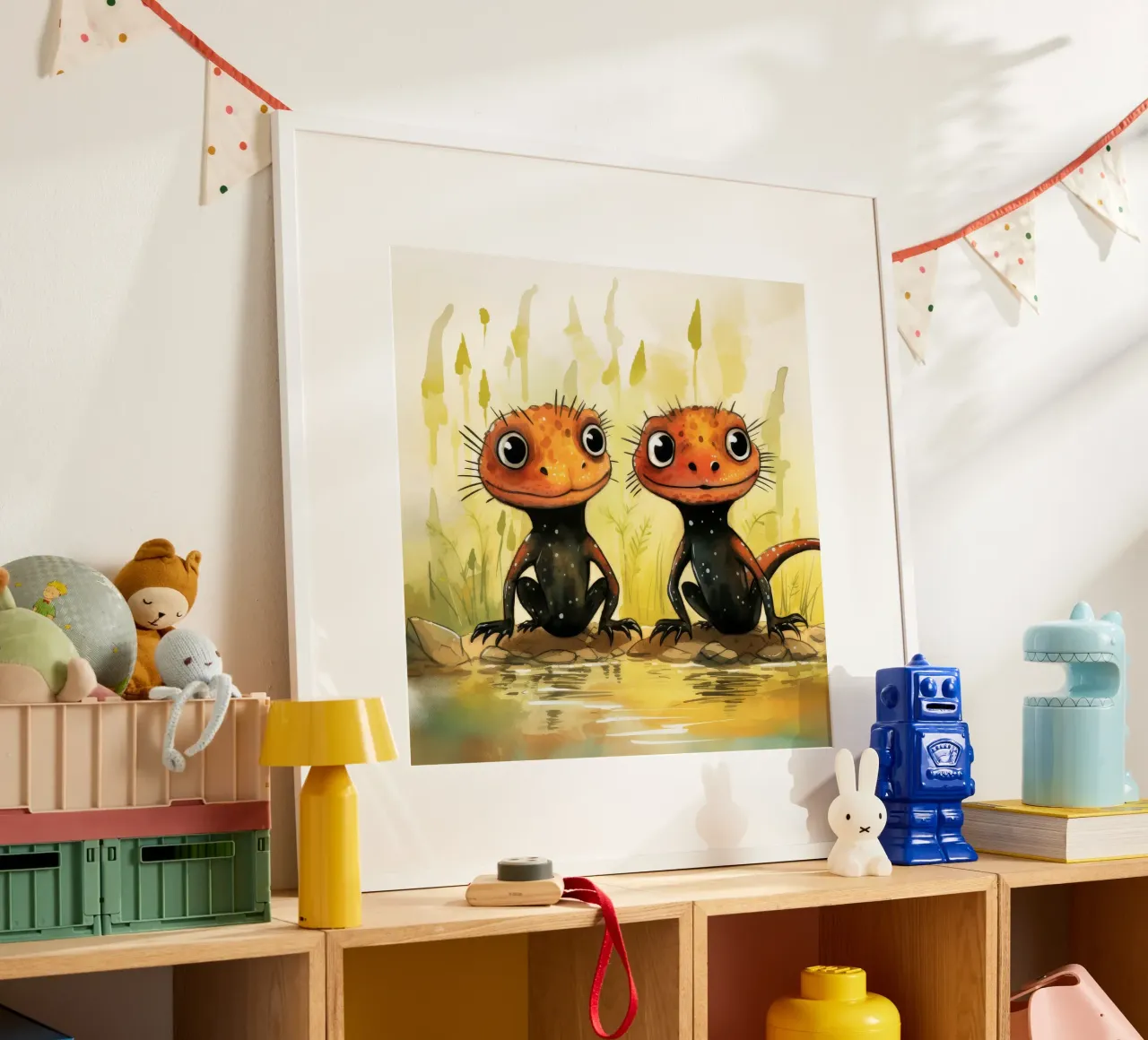 Duo retrò Newt carta hahnemühle da Funny Animals
