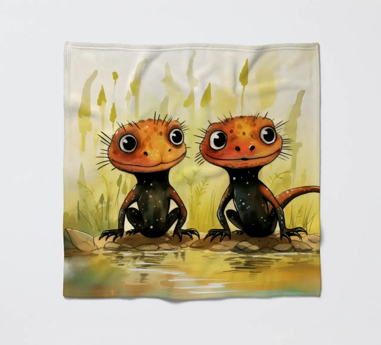 Duo retrò Newt coperta in pile da Funny Animals