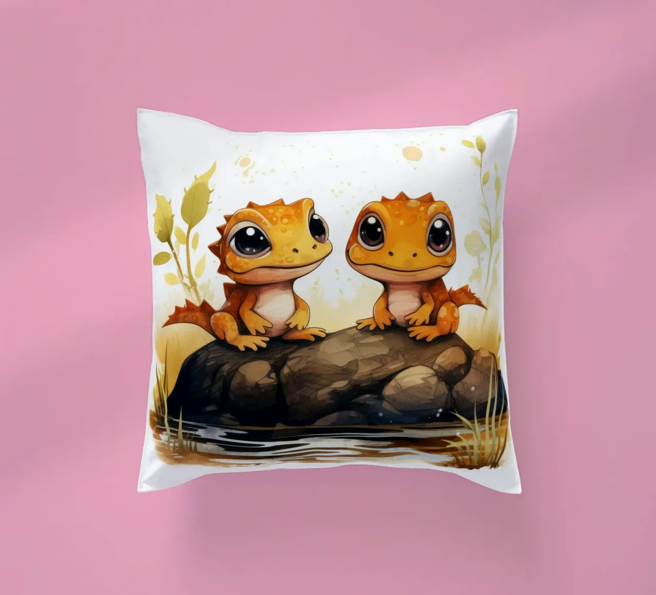 Duo retrò Newt cuscino da Funny Animals