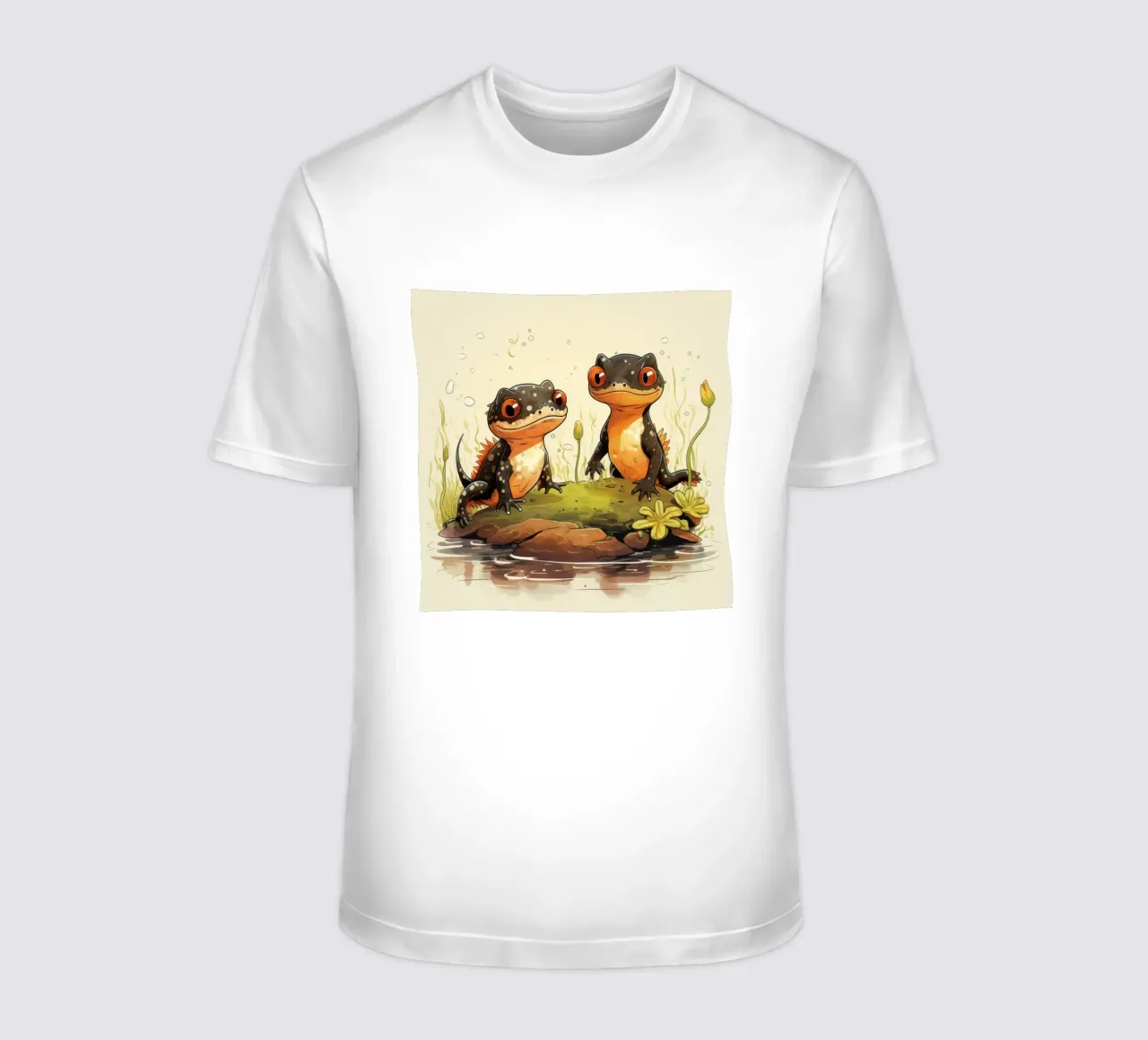 Duo retrò Newt t-shirt da Funny Animals