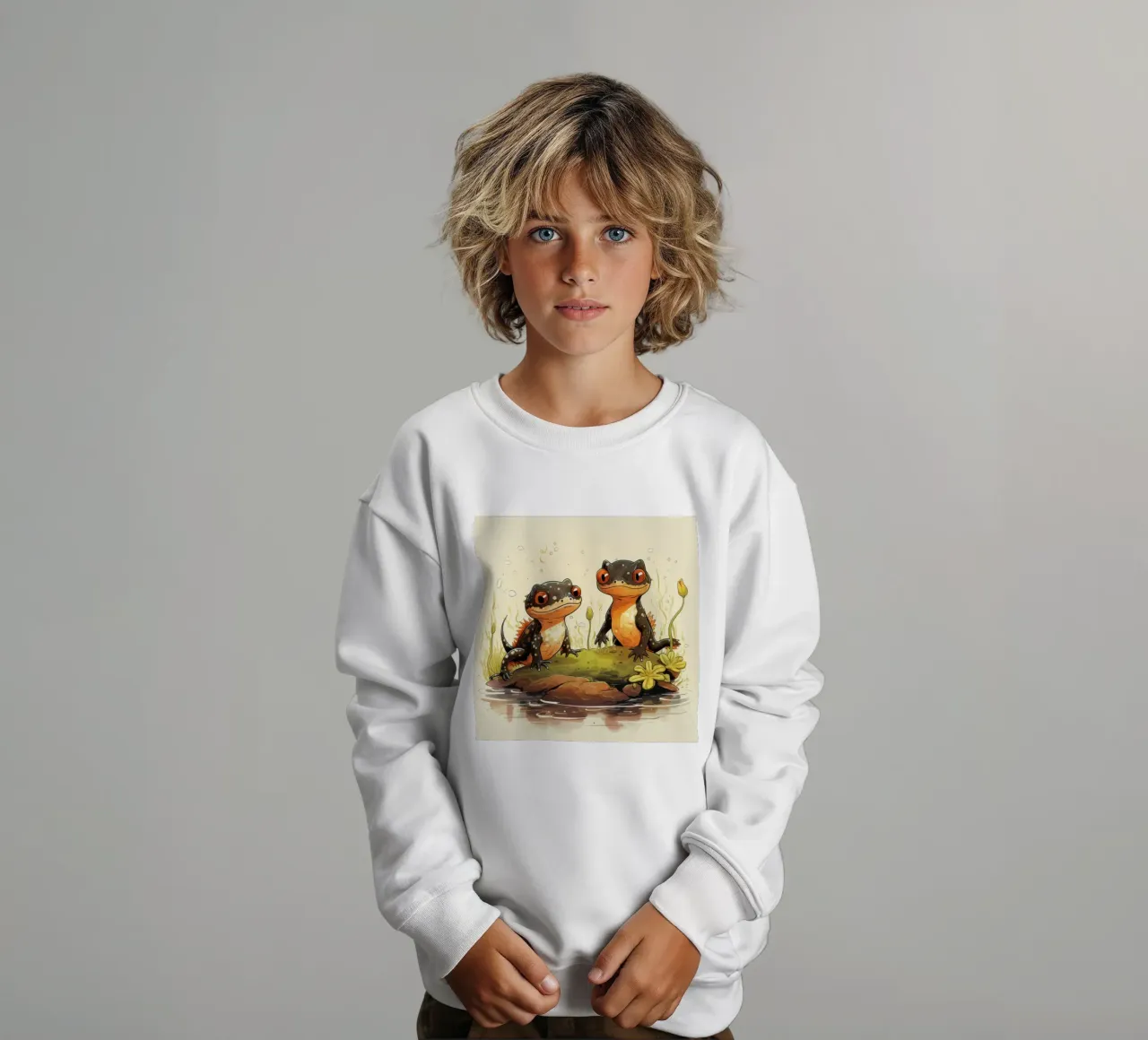 Duo retrò Newt felpa bambino da Funny Animals