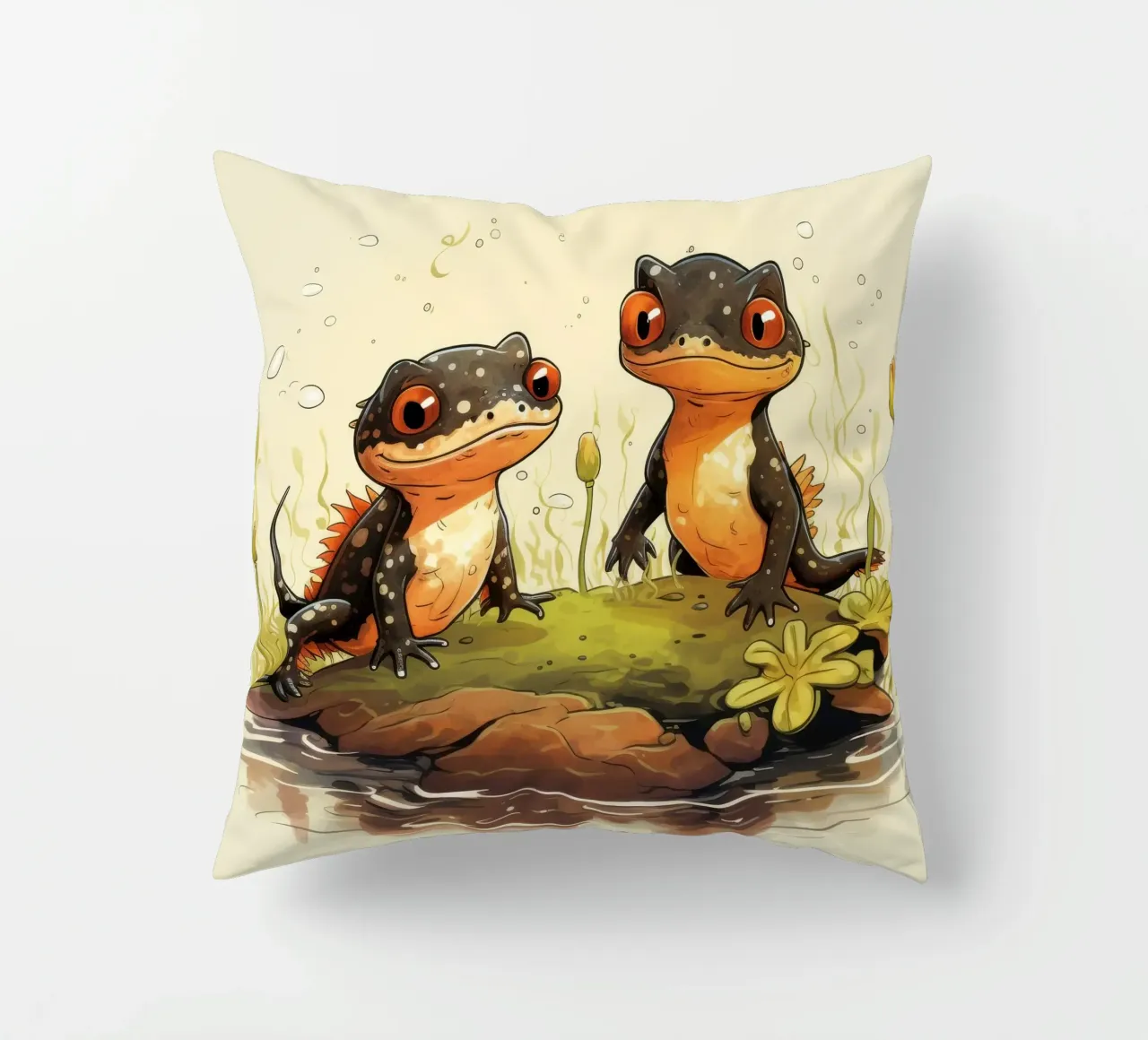 Duo retrò Newt cuscino da Funny Animals