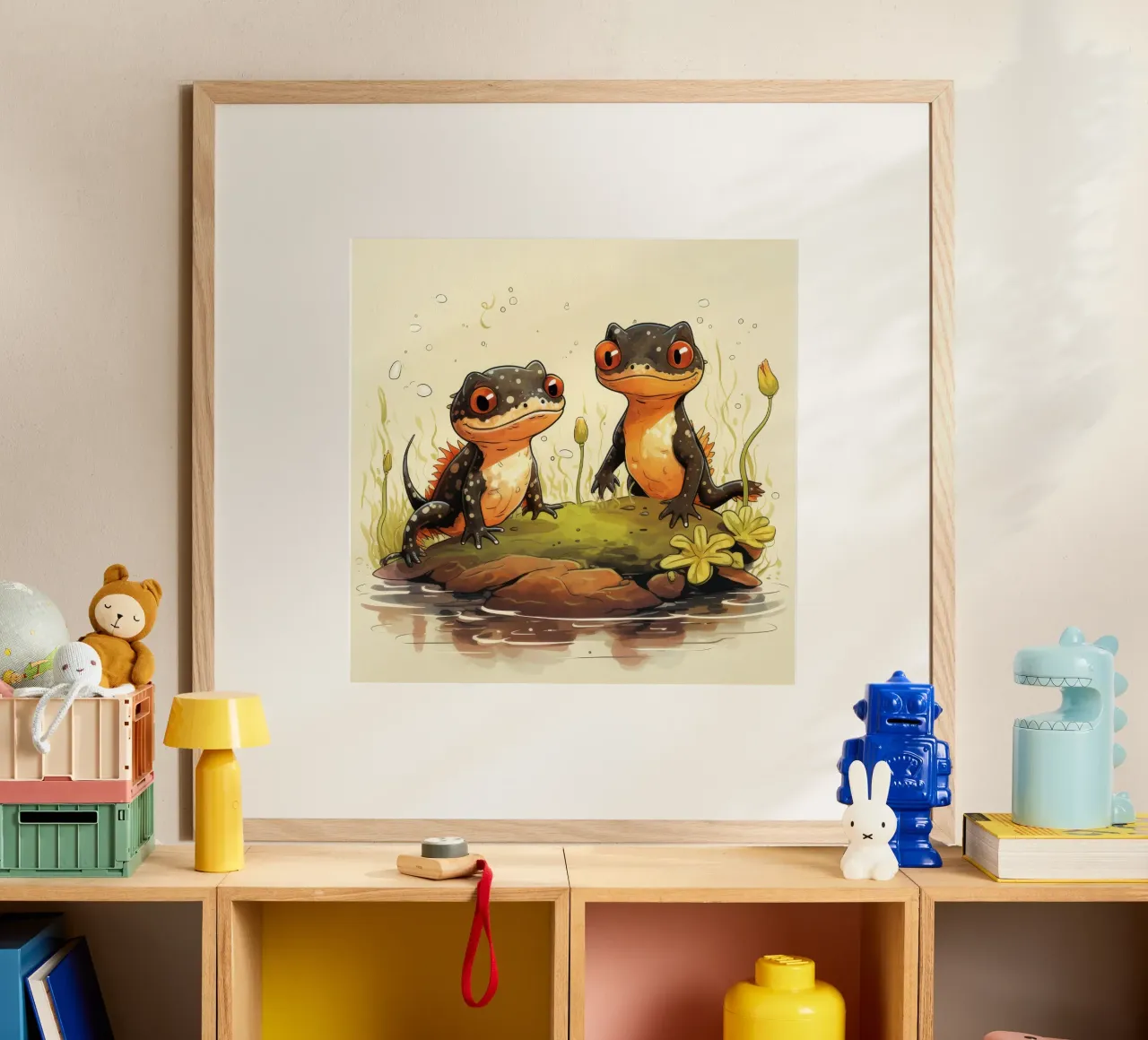 Duo retrò Newt carta hahnemühle da Funny Animals