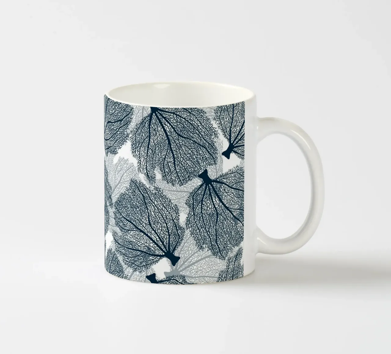 Ventaglio di corallo tazza in ceramica da Painted Nature