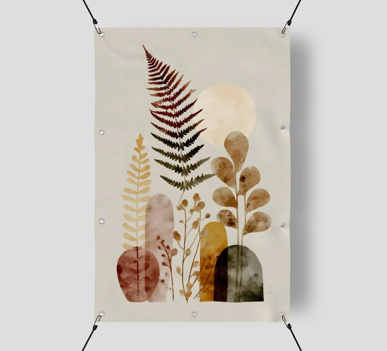 Felci artistiche botaniche telo in pvc da Studio Verde