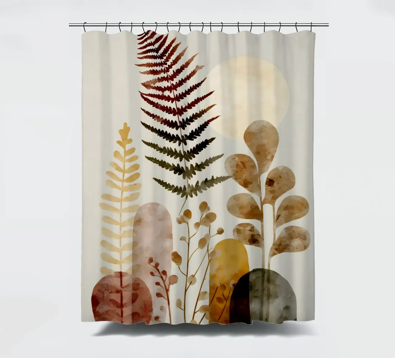 Felci artistiche botaniche tenda da doccia da Studio Verde