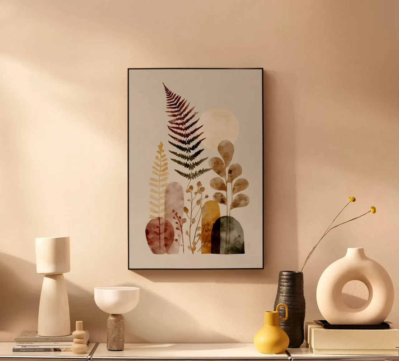 Felci artistiche botaniche alluminio dibond da Studio Verde