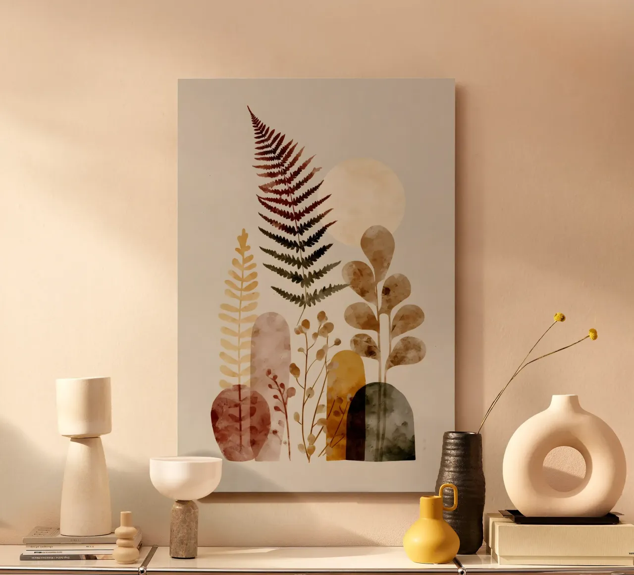 Felci artistiche botaniche alluminio dibond da Studio Verde