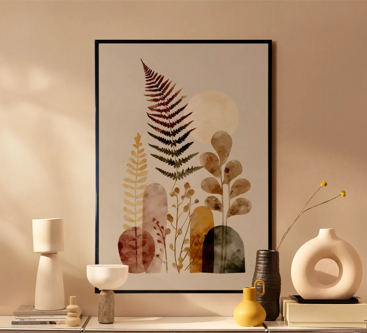 Felci artistiche botaniche carta hahnemühle da Studio Verde