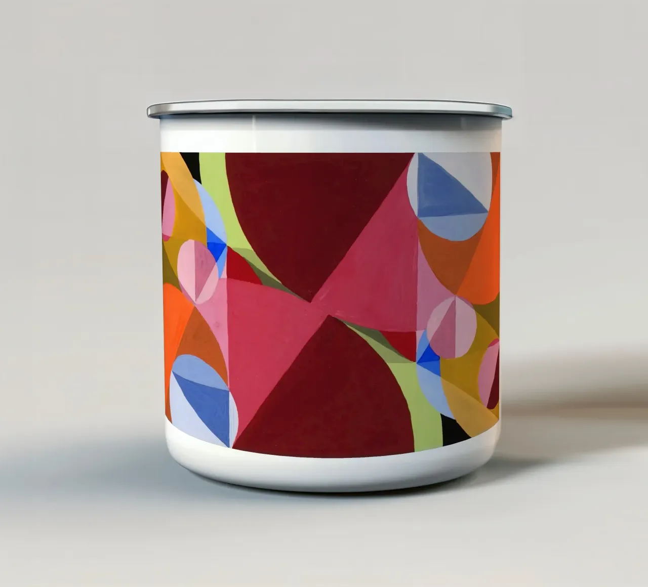 Area Broken by Perpendiculars tazza in smalto da apoloprints