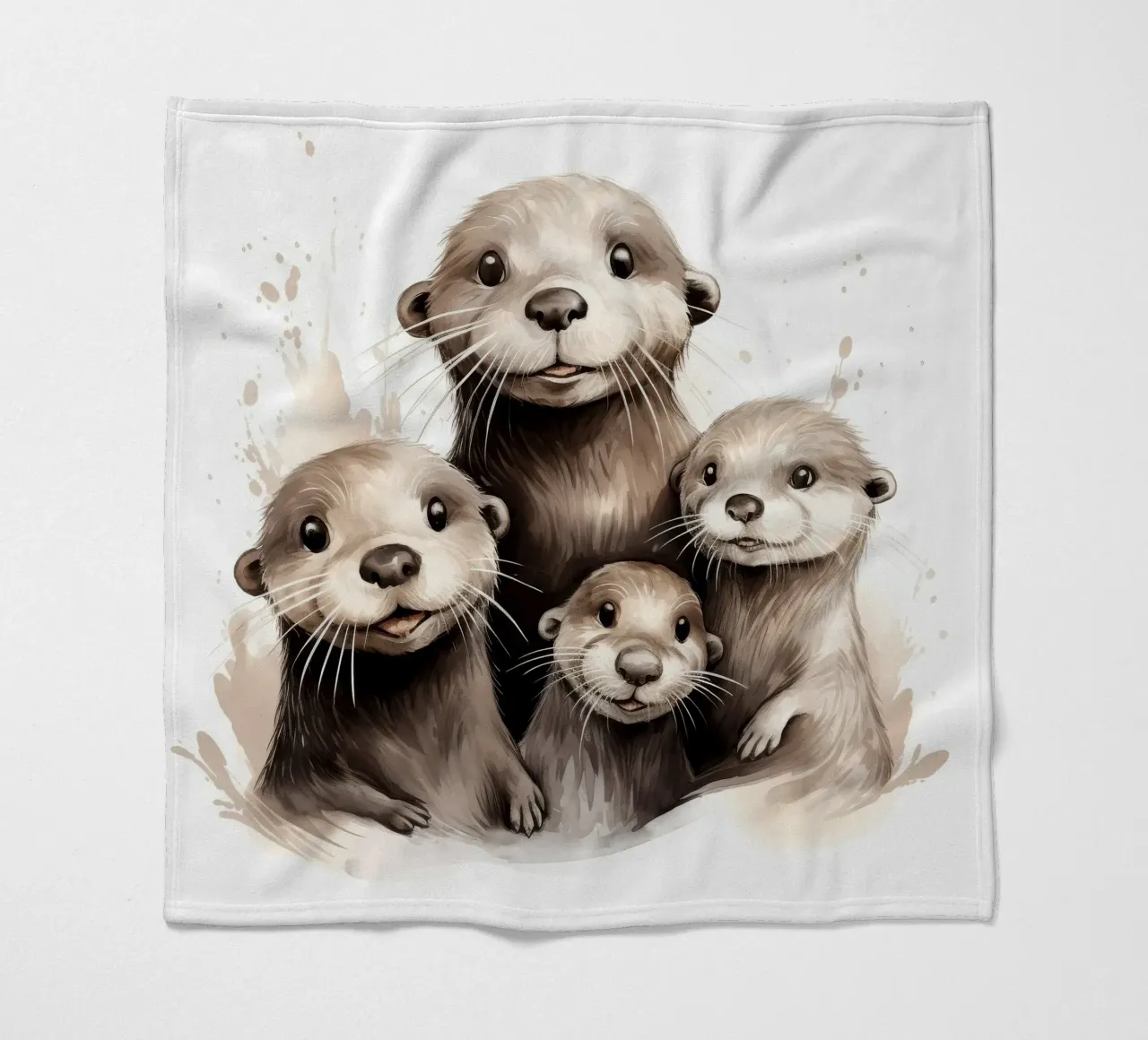 Retro Otter Gang coperta in pile da Funny Animals