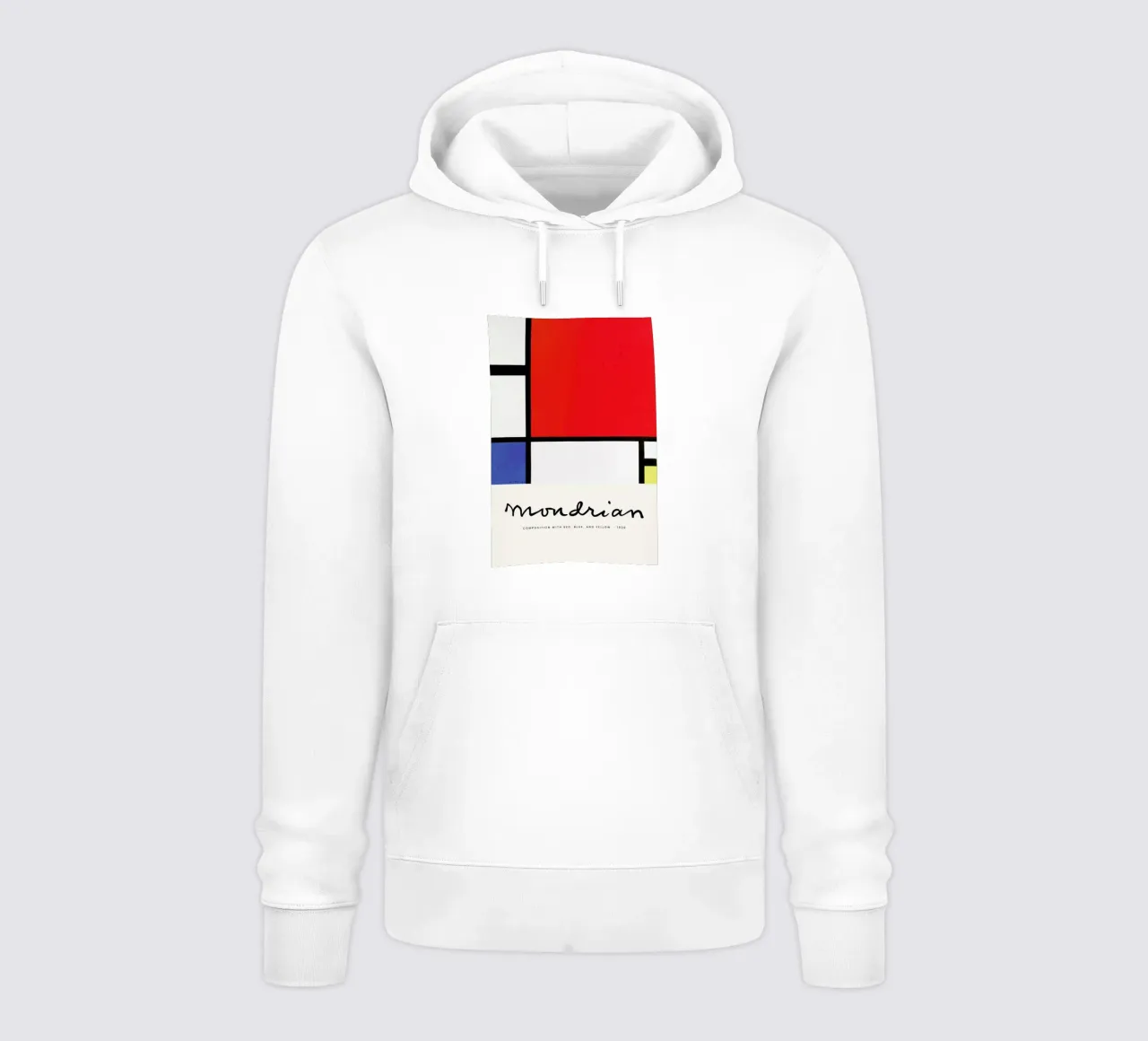 Mondrian – Signed Composition hoodie van Vintage by JUNIQE