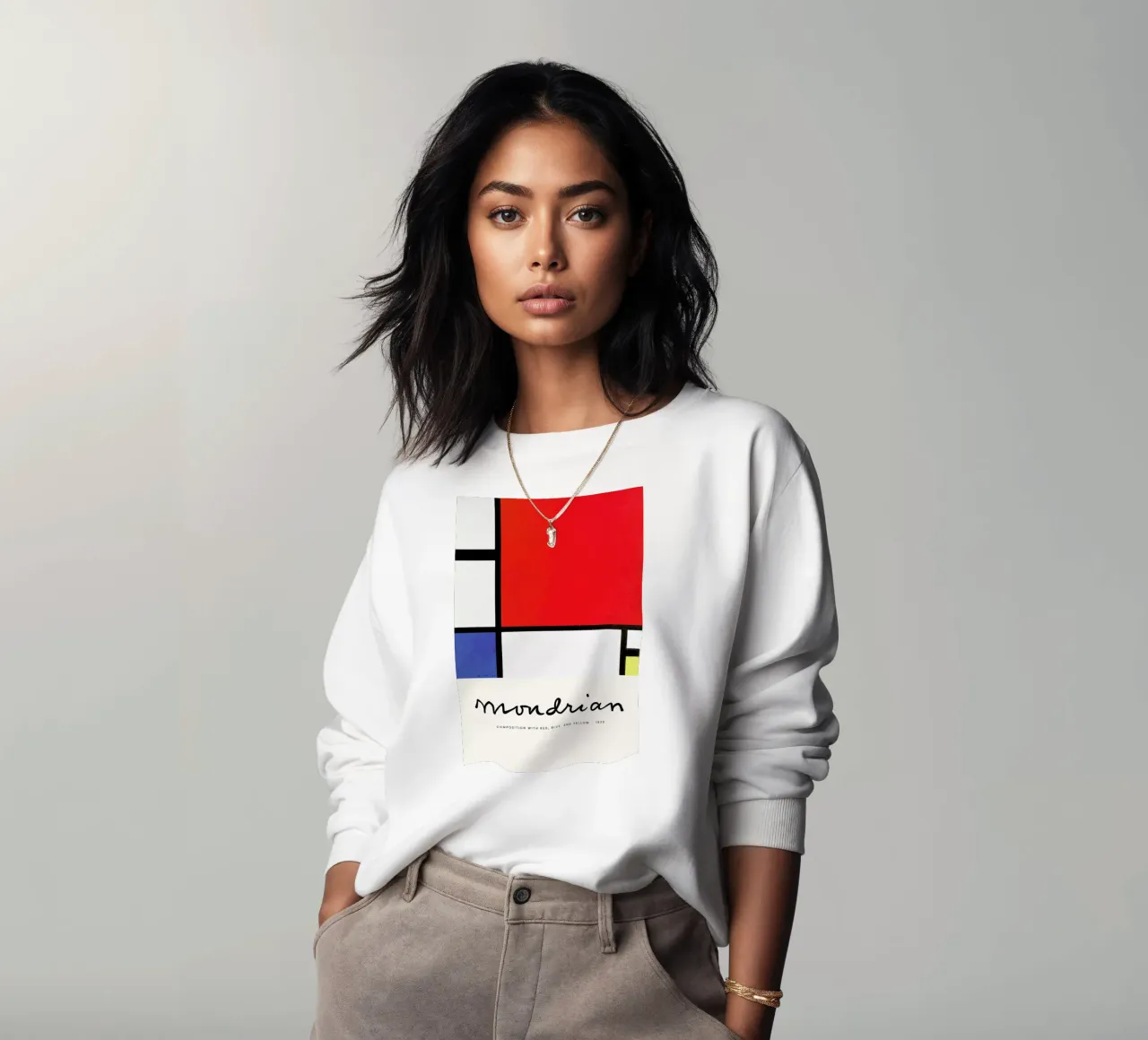 Mondrian – Signed Composition felpa da Vintage by JUNIQE