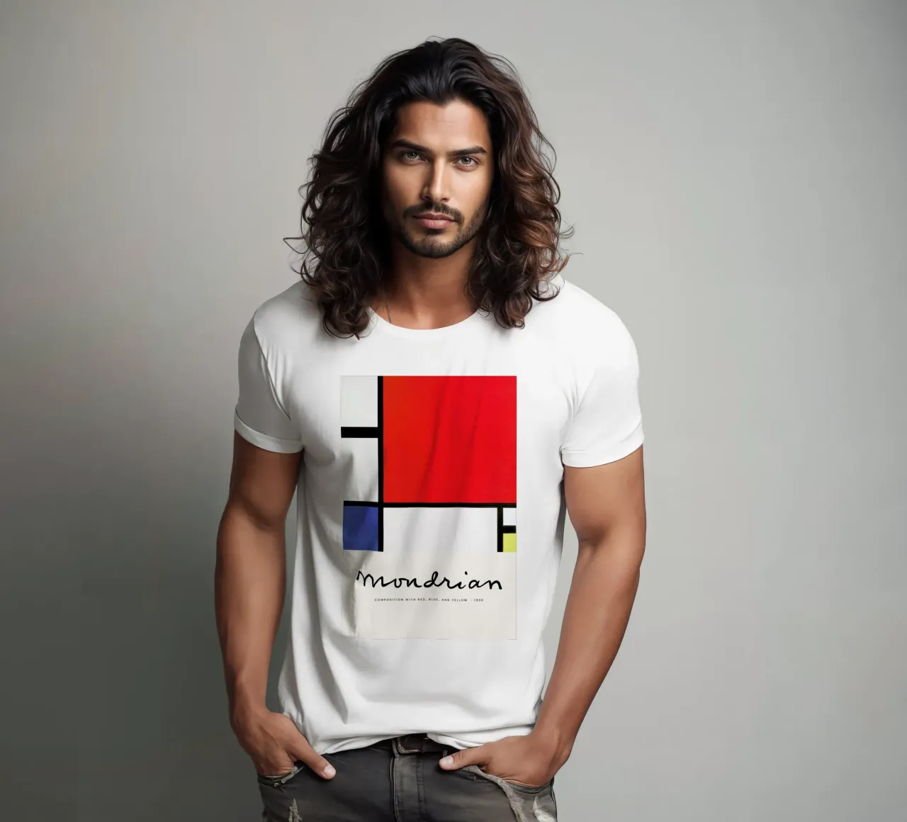 Mondrian – Signed Composition t-shirt da Vintage by JUNIQE