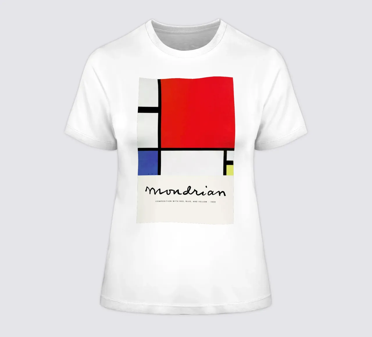 Mondrian – Signed Composition t-shirt da donna da Vintage by JUNIQE