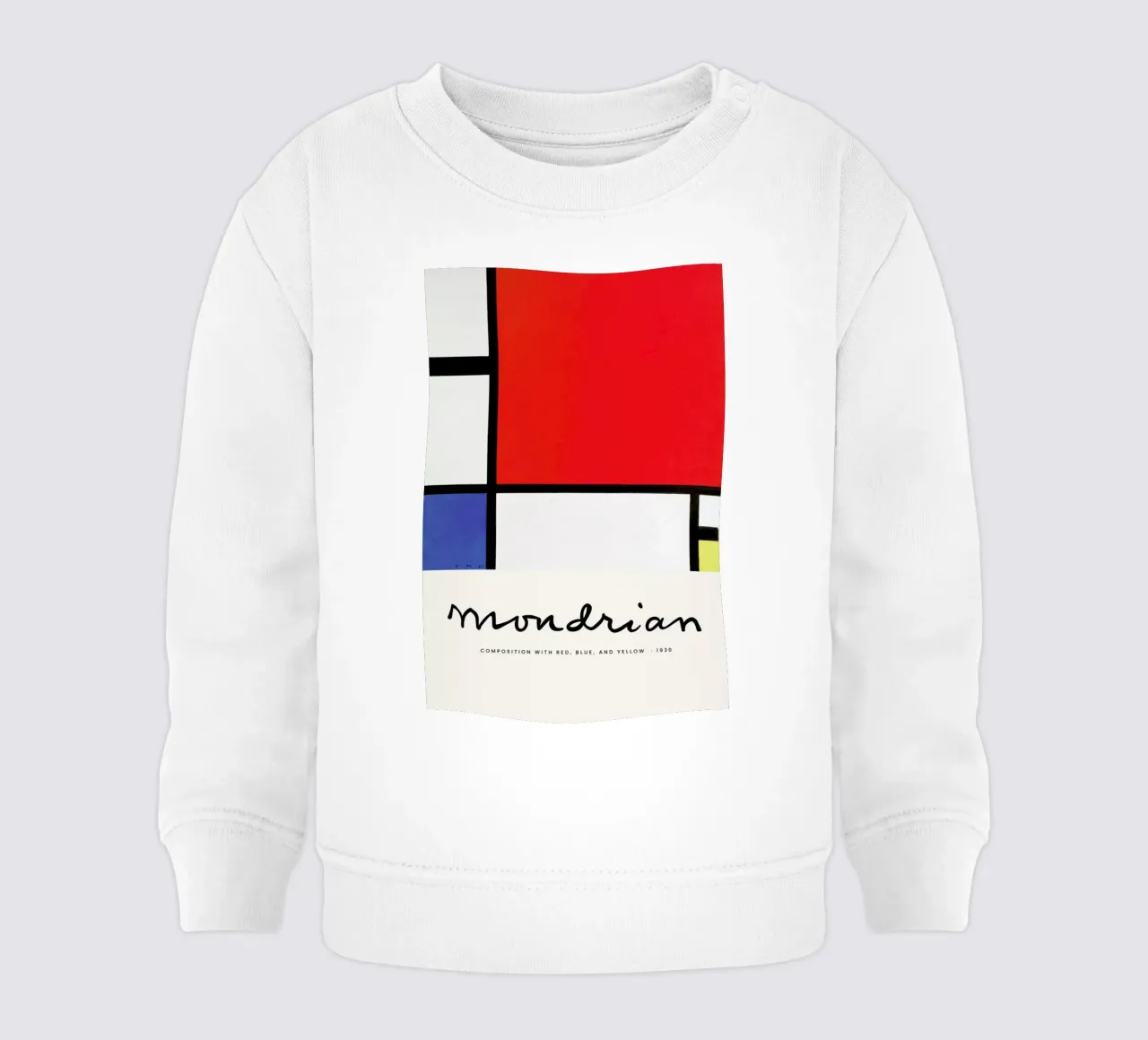 Mondrian – Signed Composition Baby Sweatshirt von Vintage by JUNIQE
