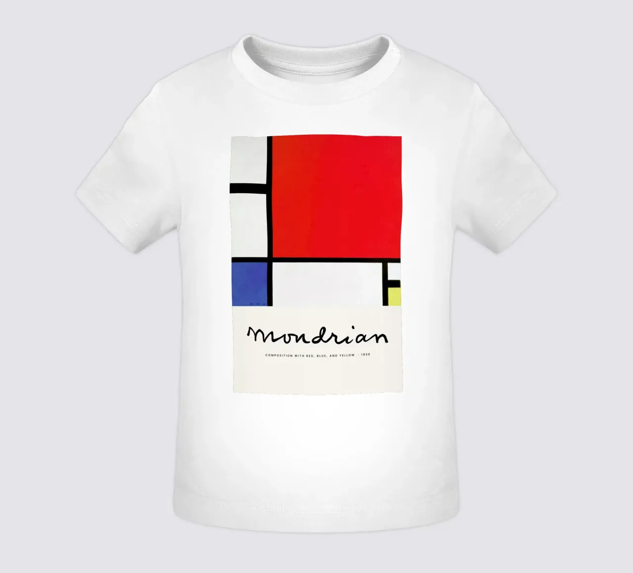 Mondrian – Signed Composition maglietta neonato da Vintage by JUNIQE