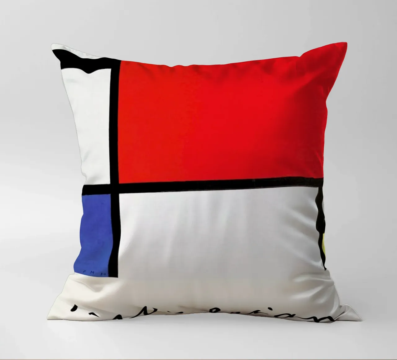 Mondrian – Signed Composition cuscino da Vintage by JUNIQE