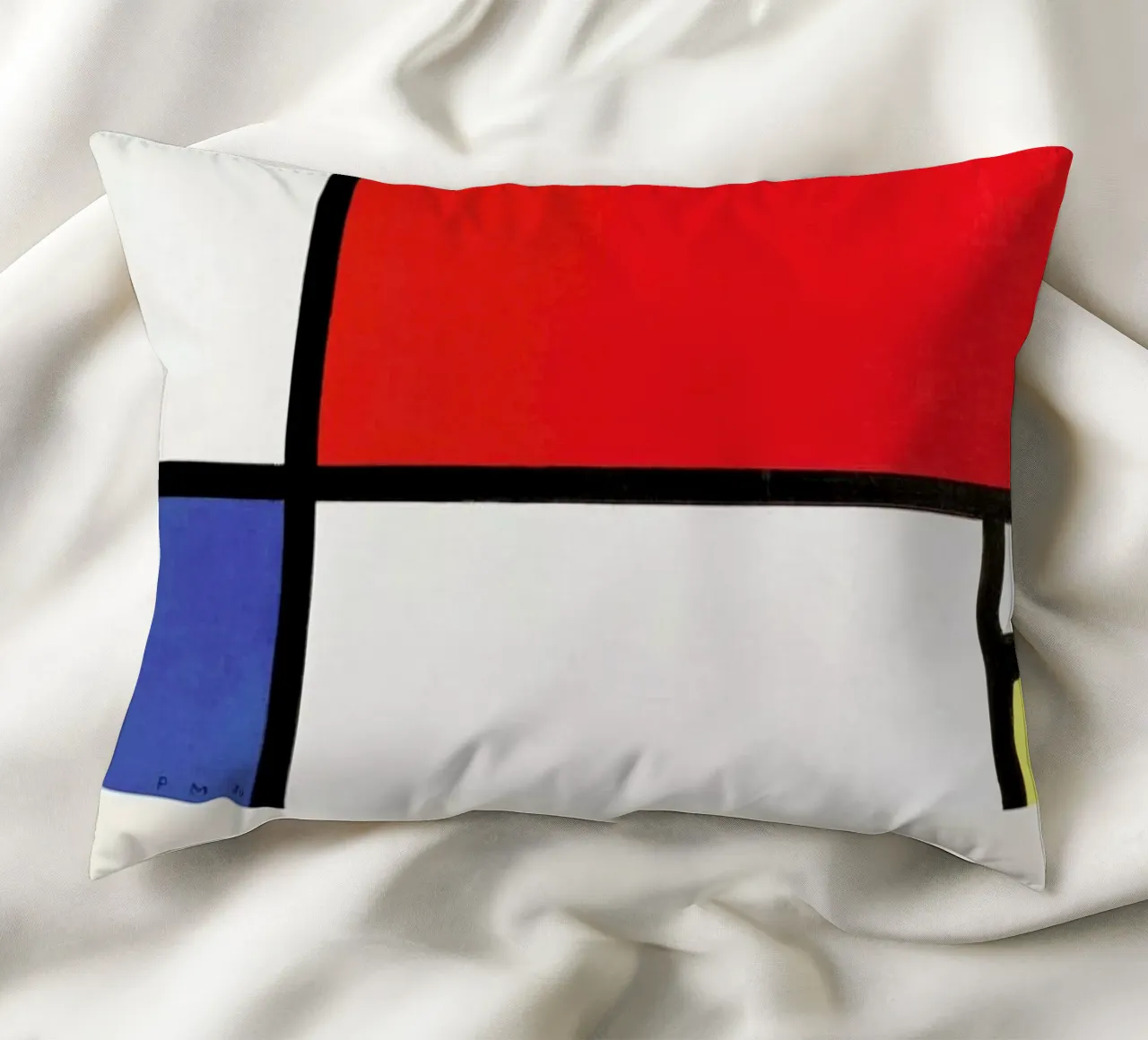 Mondrian – Signed Composition cuscino da Vintage by JUNIQE