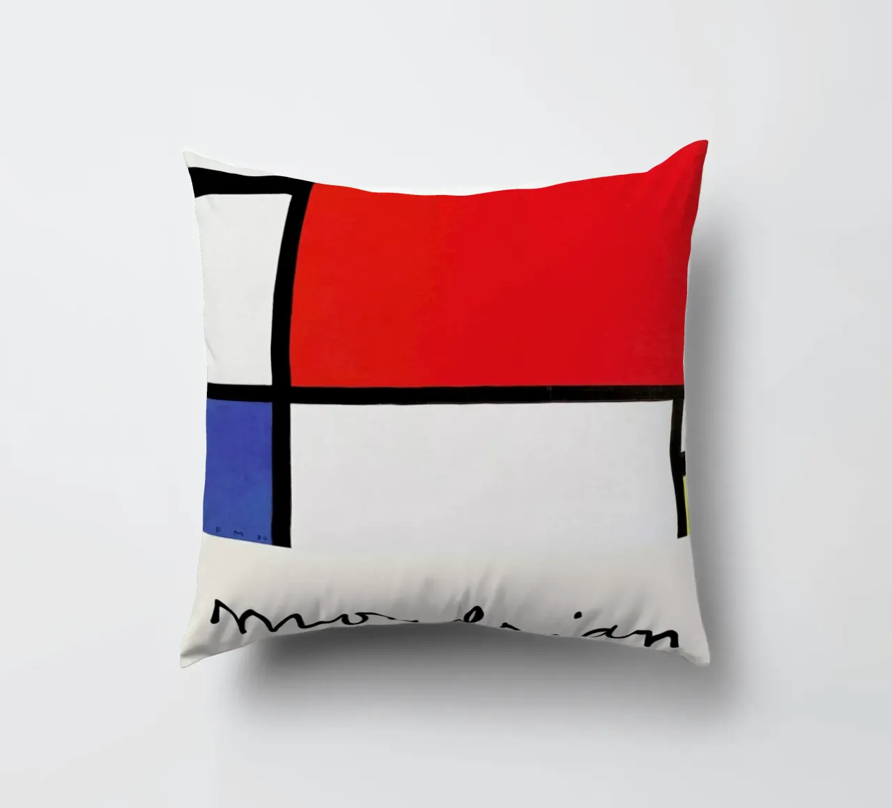 Mondrian – Signed Composition cuscino da Vintage by JUNIQE