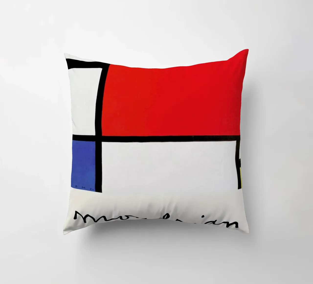 Mondrian – Signed Composition cuscino da Vintage by JUNIQE