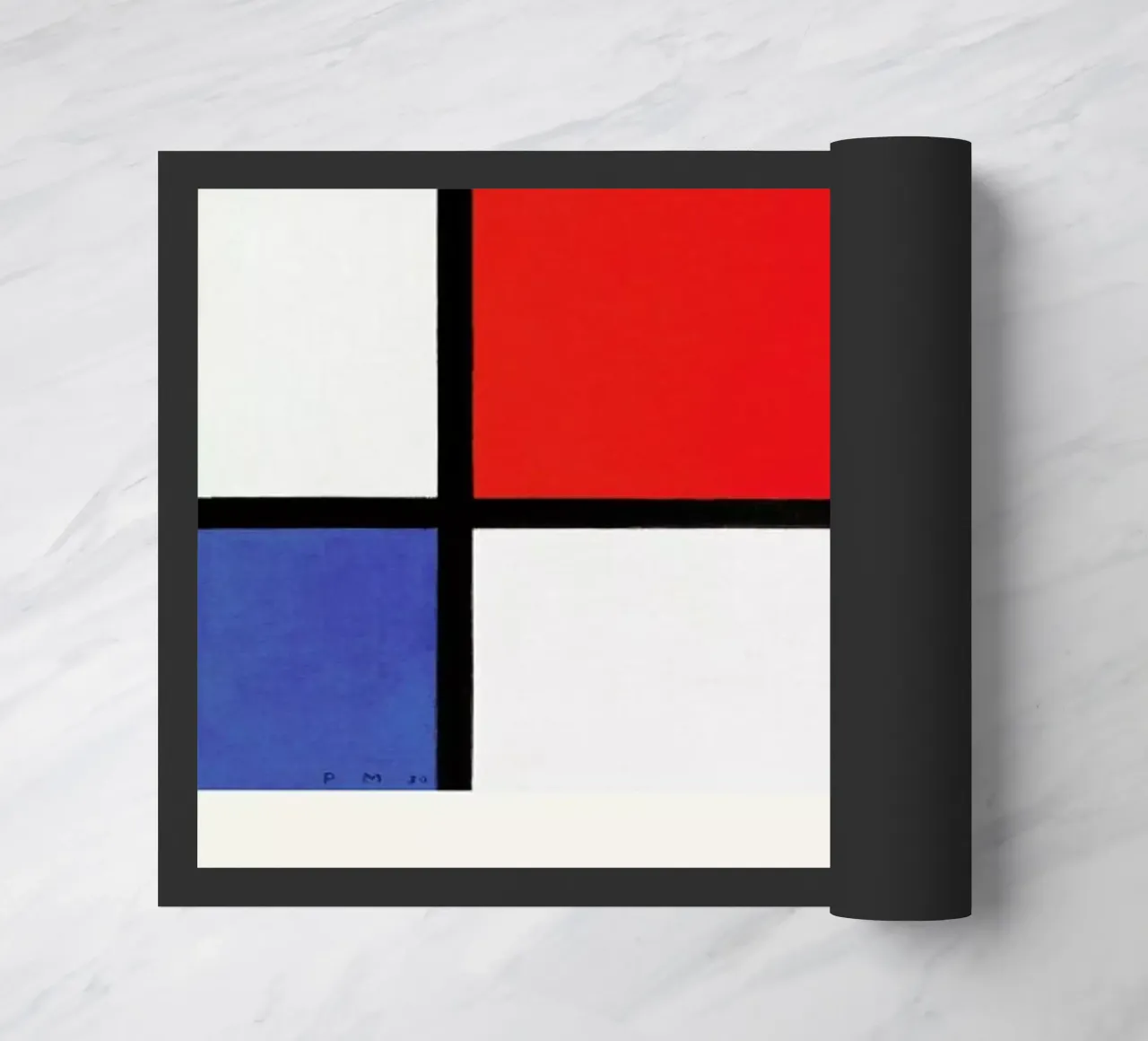 Mondrian – Signed Composition zerbino da Vintage by JUNIQE
