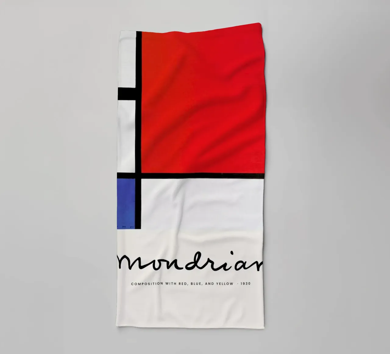 Mondrian – Signed Composition toalla de baño de Vintage by JUNIQE