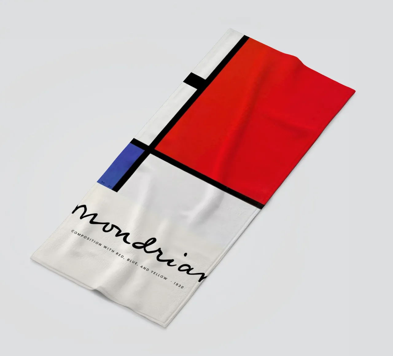 Mondrian – Signed Composition telo mare da Vintage by JUNIQE