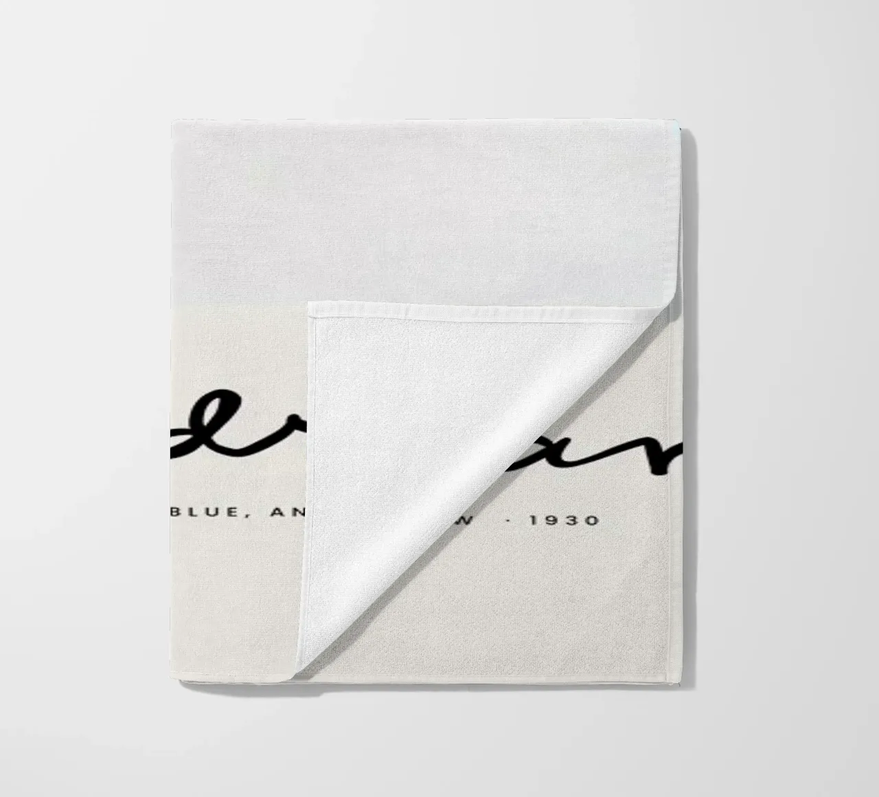 Mondrian – Signed Composition telo mare da Vintage by JUNIQE