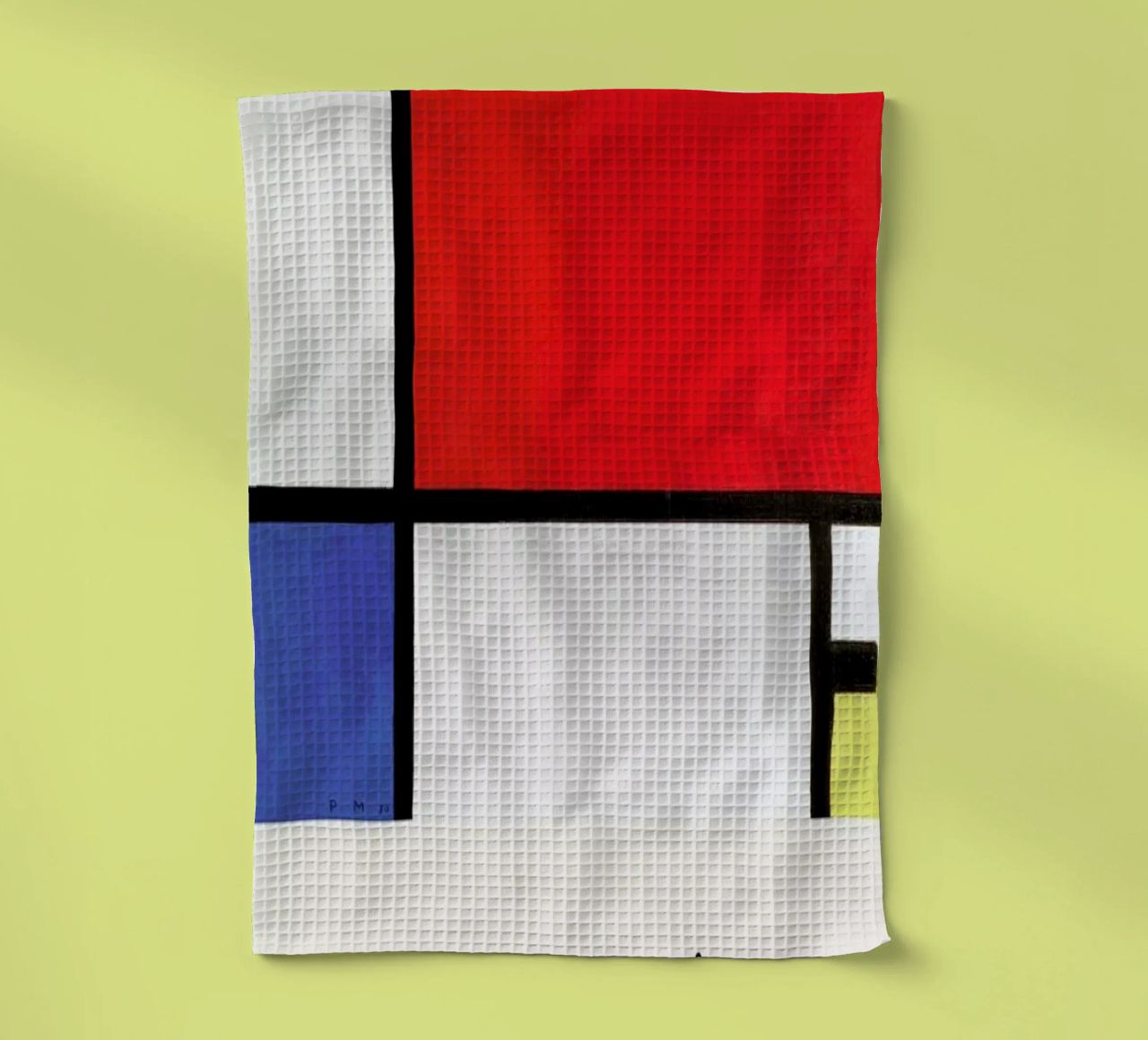 Mondrian – Signed Composition canovaccio da cucina da Vintage by JUNIQE